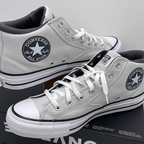 Converse Men’s CTAS MALDEN STREET MID
BARELY GREY/DARK MATTERWHITE A08612F Snkrs - Picture 11 of 16